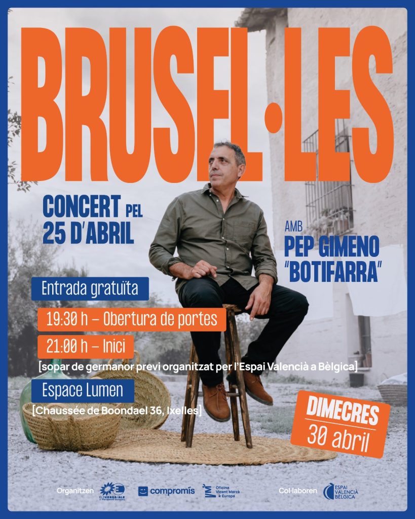 Concert Pep Botifarra Brussel·les
